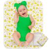 Baby Changing Mat 31.5 x 25.5 inch Waterproof Portable Travel Changing Pad Wipeable Liners with Reinforced Double Seams Change Diaper On The Go Foldab