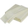 Luxuriously Soft 100% Viscose Derived from Bamboo 5-Piece Sheet Set , Oeko-TEX Certified, Split King - CrÃ¨me
