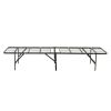 Bedroom Furniture Twin XL Size Solid Metal Foundation Bed Base, Strong Mattress Platform Bed Frame, Black
