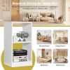 2-tier Bookcase Set of 2 with Anti-toppling Device