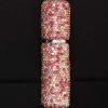 10ML Rhinestone Perfume Dispenser Bottle Bling Bling Small Empty Spray Bottle Travel Portable Toner Bottle,Pink