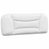 Headboard Cushion White 39.4" Faux Leather