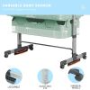 Baby Bassinet, Bedside Sleeper,Foldable Baby Bed to Bed, Adjustable Portable Bed for Infant/Baby/Newborn,with Mosquito Nets, Large Storage Bag